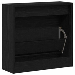 Walplus Shoe Cabinet Black Oak 60 X 21 X 57 Cm Engineered Wood - thumbnail 6