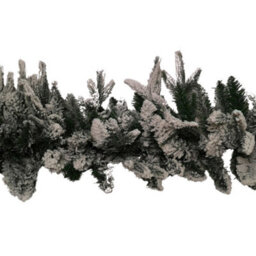 Samuel Alexander 1.8M Snow Flocked Lapland Christmas Garland With 150 Tips - thumbnail 8