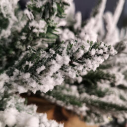Samuel Alexander 1.8M Snow Flocked Lapland Christmas Garland With 150 Tips - thumbnail 5