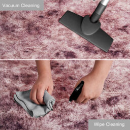 Ameha Shaggy Rugs Bedroom Living Room Non Slip Fluffy Kitchen Hallway Floor Mat Tye Dye Pink Rug Carpets 80X150 Cm - thumbnail 7
