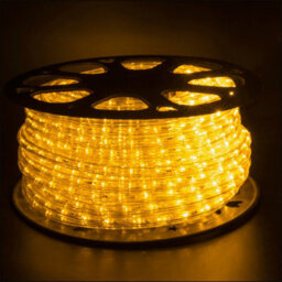 Netagon Outdoor Festive Static Led 90M Rope Lights Kit With Wiring Accessories- Yellow - thumbnail 2
