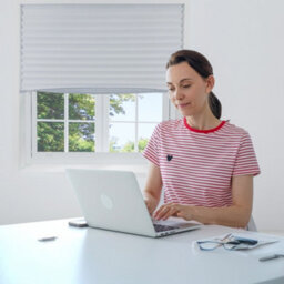 Furnished Stick On Blackout Blinds - No Drill Pleated Shades, Removable Blockout Shutters, White (W)70Cm X (L)210Cm - thumbnail 4