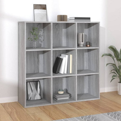 Vidaxl Book Cabinet Grey Sonoma 98X29X97.5 Cm - image 1