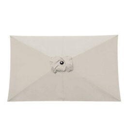 Sundaze 2X3M Cream Rectangle Garden Parasol Umbrella Patio Sun Shade Canopy Crank Tilt With Base - thumbnail 7