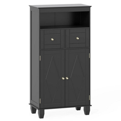 Bathroom Storage Cabinet Floor Standing Organizer Unit - image 1