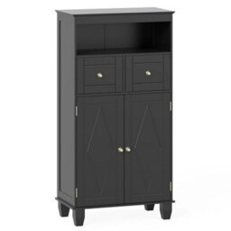 Bathroom Storage Cabinet Floor Standing Organizer Unit - thumbnail 1