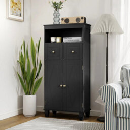 Bathroom Storage Cabinet Floor Standing Organizer Unit - thumbnail 4