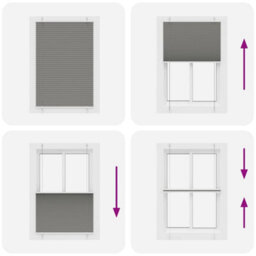Walplus Anthracite Pleated Blind 85X100 Cm, Fabric Width 84.4 Cm Polyester - thumbnail 7