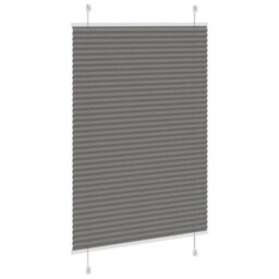 Walplus Anthracite Pleated Blind 85X100 Cm, Fabric Width 84.4 Cm Polyester - thumbnail 4
