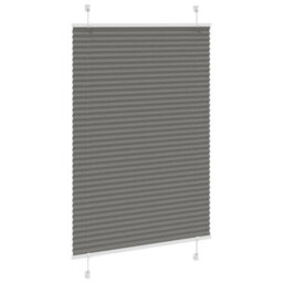 Walplus Anthracite Pleated Blind 85X100 Cm, Fabric Width 84.4 Cm Polyester - thumbnail 3