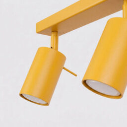 Sollux Lighting Ring Steel Yellow 2 Lights Modern Ceiling Lamps - thumbnail 7