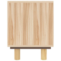 Vidaxl Tv Cabinet Brown 105X30X40 Cm Solid Wood Pine&natural Rattan - thumbnail 5