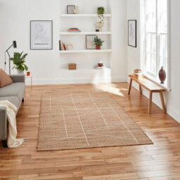 Natural Handmade Modern Geometric Easy To Clean Living Room And Bedroom-120Cm X 170Cm - thumbnail 1