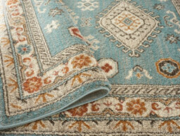 Underfoot Large Blue Living Room Rug Indoor Rug Boho Soft Traditional 20mm Thick Runner Rugs - thumbnail 2
