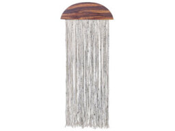Wyld And Coco Novacasa Poplar Wood Cotton Tassels Wall Hanging 37 X 4 X 92 Cm - thumbnail 1