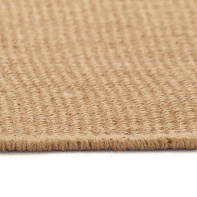 Berkfield Durable Area Rug Jute With Latex Backing 200X300 Cm - image 1