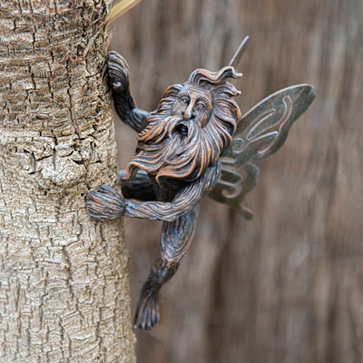 Fairy King Tree Peeker Garden Ornament - image 1