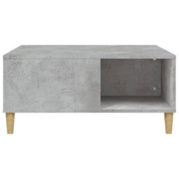 Berkfield Coffee Table Concrete Grey 80X80X36.5 Cm Engineered Wood - thumbnail 5