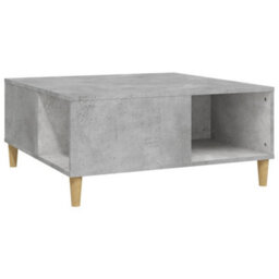 Berkfield Coffee Table Concrete Grey 80X80X36.5 Cm Engineered Wood - thumbnail 2