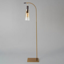 Litecraft Visconte Atrani Champagne With Ombre Shade Floor Lamp - thumbnail 4