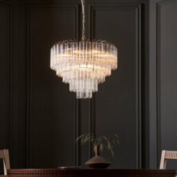 Luminosa Lighting Luminosa Toulouse 12 Light Multi Arm Lamp Ceiling Pendant Bright Nickel - thumbnail 3
