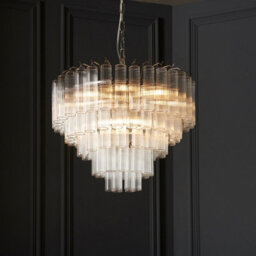 Luminosa Lighting Luminosa Toulouse 12 Light Multi Arm Lamp Ceiling Pendant Bright Nickel - thumbnail 2