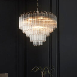 Luminosa Lighting Luminosa Toulouse 12 Light Multi Arm Lamp Ceiling Pendant Bright Nickel - thumbnail 4