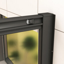Royal Bathrooms Milan 1500 X 800mm Matt Black 3-Sided Sliding Door Shower Enclosure Rectangular With Side Panels 6mm Glass Screen - thumbnail 6