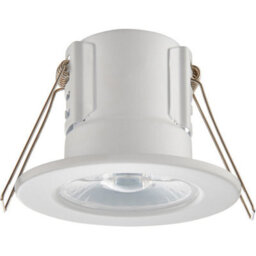 Tool-Less Recessed Bathroom Ip65 Downlight - 8.5W Cool White Led - Matt White - thumbnail 3