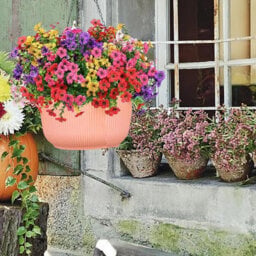 2 Pack 2 - Piece Bundle Of Artificial Flowers, Uv - Resistant Outdoor Plastic Greenery Plants For Indoor And Outdoor Use - thumbnail 3