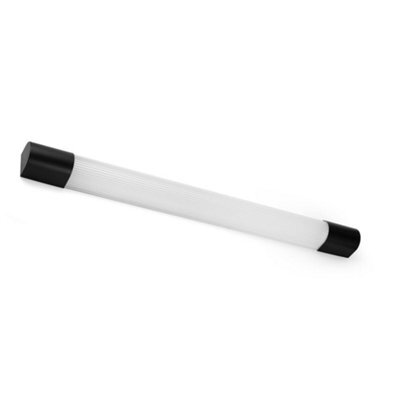 Luminosa Lighting Luminosa Kiva 90Cm Led Bathroom Wall Lamp Matt Black Ip44 14W 2700K - image 1