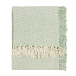 Yard Wisley Woven Outdoor Throw, Leaf Green, 130 X 180Cm - thumbnail 1
