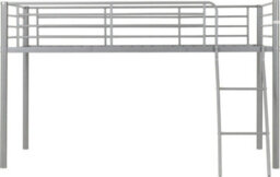 Seconique Kora Mid Sleeper Metal Bed Frame In Silver Finish Fits  3Ft Single Mattress - thumbnail 4