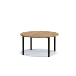 Arte Add Warmth To Your Living Space With The Sigma C Coffee Table (800mm X 450mm X 800mm) In Oak Artisan - thumbnail 1