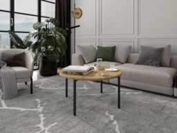 Arte Add Warmth To Your Living Space With The Sigma C Coffee Table (800mm X 450mm X 800mm) In Oak Artisan - thumbnail 2