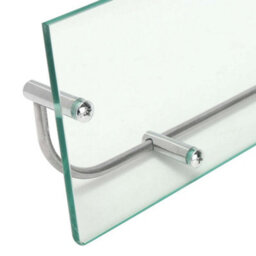Living And Home Wall Mounted Tempered Glass Storage Organizer Bathroom Shelf 38.5Cm - thumbnail 7