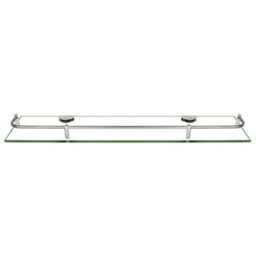 Living And Home Wall Mounted Tempered Glass Storage Organizer Bathroom Shelf 38.5Cm - thumbnail 3