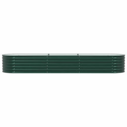 Berkfield Garden Raised Bed Green 320 X 80 X 44 Cm Steel - thumbnail 6