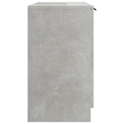 Berkfield Bathroom Cabinet Concrete Grey 64.5X33.5X59 Cm Engineered Wood - thumbnail 8