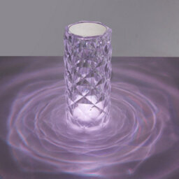 Thehotsale Acrylic Crystal Diamond Rgb Dimmable Led Table Lamp With Remote Control, 16Cm H - thumbnail 2