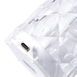 Thehotsale Acrylic Crystal Diamond Rgb Dimmable Led Table Lamp With Remote Control, 16Cm H - thumbnail 6