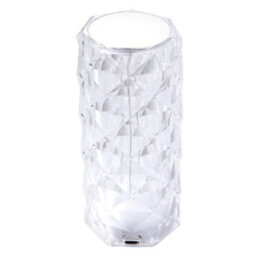 Thehotsale Acrylic Crystal Diamond Rgb Dimmable Led Table Lamp With Remote Control, 16Cm H - thumbnail 5