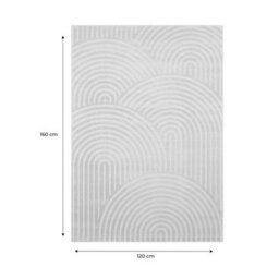 Sweeek - Indoor Rug With Beige Arches Pattern 120 X 160 Cm - Brad - thumbnail 5