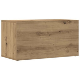 Walplus Lp Storage Box Artisan Oak 69.5X34X36 Cm Engineered Wood - thumbnail 6