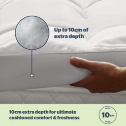 Silentnight Anti Allergy Ultimate 10Cm Mattress Topper - Single - thumbnail 3