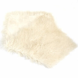 Fenland Sheepskin Fenland Luxury Mongolian Real Lamb Rug - Natural (120 Cm X 60 Cm) - thumbnail 4