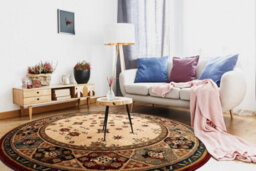 RugsX Wool Carpet Omega Circle Taros Oriental Rudy 2 Terracotta  Circle 200 Cm - thumbnail 5