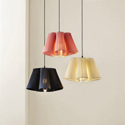 Valuelights Jemima Pink Pleated Scalloped Easy Fit Lamp Shade With Bulb - thumbnail 6