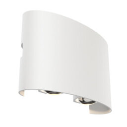 Luminosa Lighting Luminosa Strato Outdoor Up Down Wall Lamp White, Ip54, 3000K - thumbnail 2