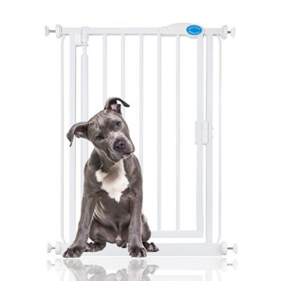 Bettacare Auto Close Pet Gate, 61Cm - 66.5Cm, White, Extra Narrow, Narrow Pressure Fit Stair Gate For Dog & Puppy - image 1